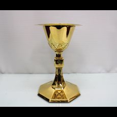 8 1/2" Sterling Cup Chalice & Paten SKU C1036-002